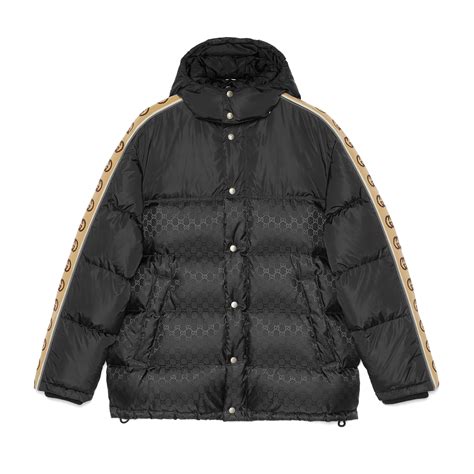 gucci 501141 jacket|GG nylon jacquard jacket with Web in black .